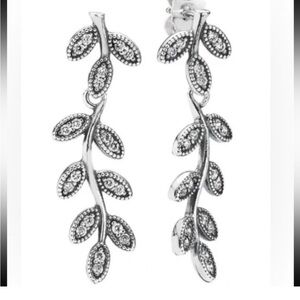 Pandora Sterling Silver Cubic Zirconia Post Earrings